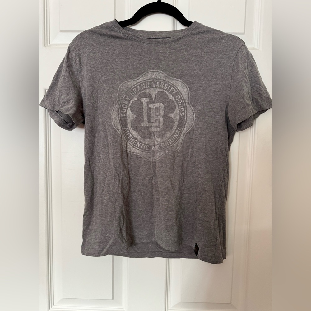 Grey Lucky Brand T-Shirt XS